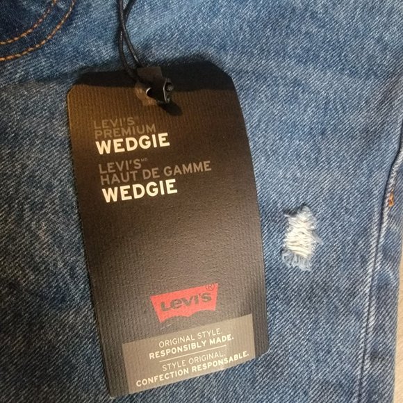 Brand new levi wedgie jeans size 25 - Picture 3 of 3